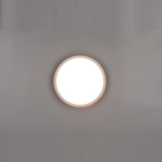 Plafoniera led 18w cct 3000k 6500k rgb con telecomando moderna rotonda bianca a luce indiretta