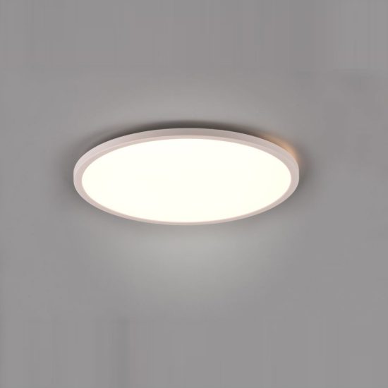 Plafoniera led 30w cct 3000k 6500k rgb con telecomando moderna rotonda bianca a luce indiretta