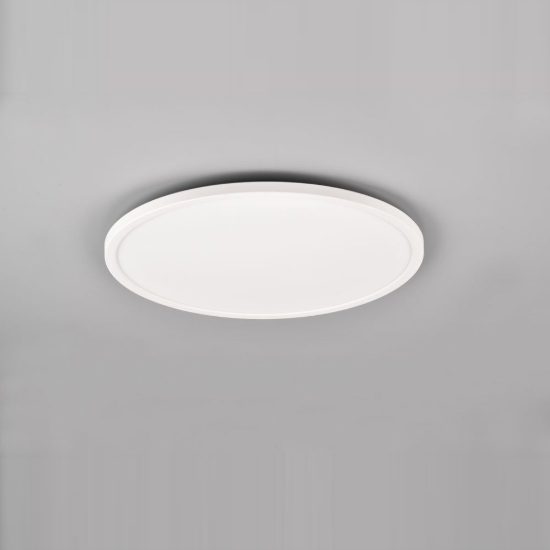Plafoniera led 30w cct 3000k 6500k rgb con telecomando moderna rotonda bianca a luce indiretta