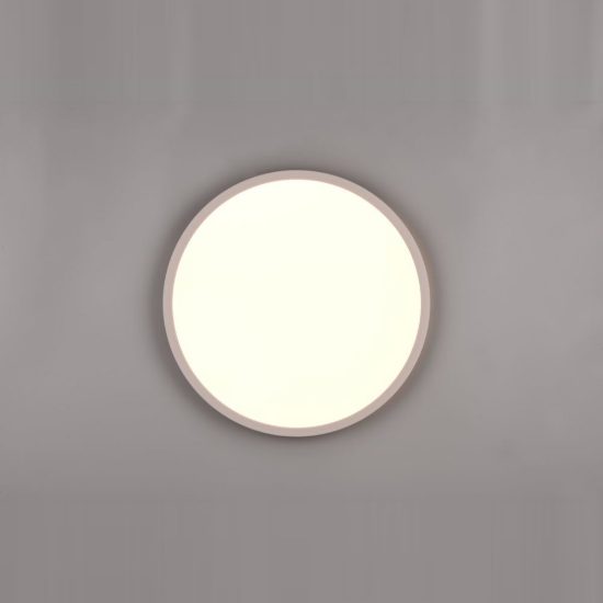 Plafoniera led 30w cct 3000k 6500k rgb con telecomando moderna rotonda bianca a luce indiretta
