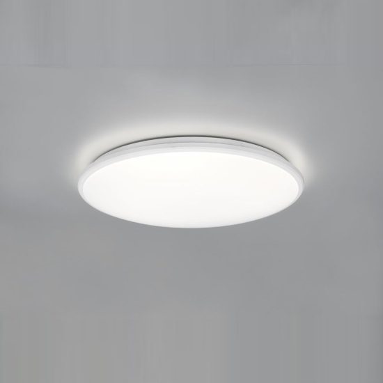 Plafoniera led 34w 4000k per soggiorno moderna rotonda bianca