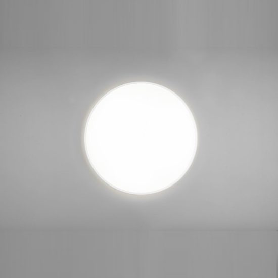 Plafoniera led 34w 4000k per soggiorno moderna rotonda bianca