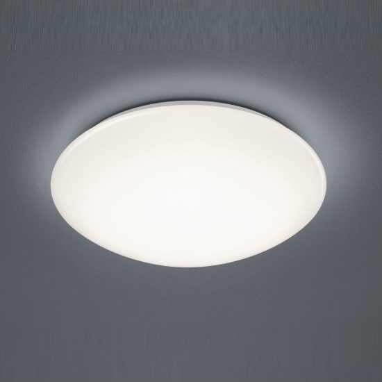 Plafoniera led 15w 3000k con sensore di movimento ip44 per bagno moderna bianca