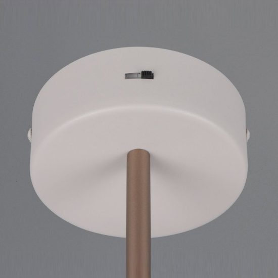 Applique per soggiorno led 10w cct 2300k 3000k 4000k grigio caldo caffe a dischi sovrapposti