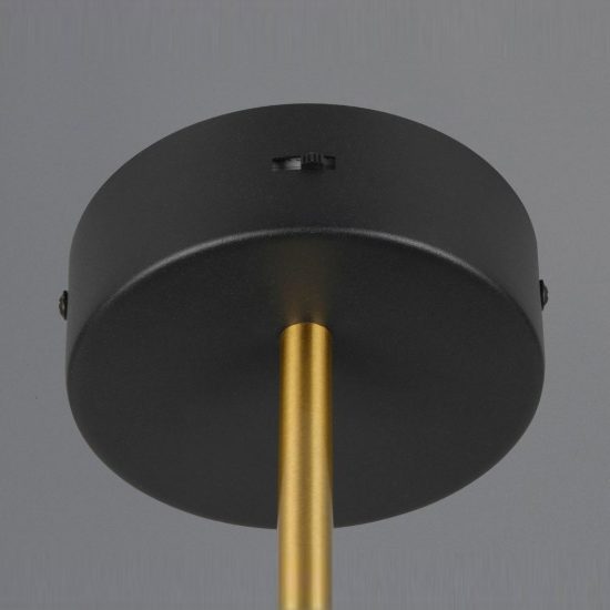 Applique led 10w 2300k 3000k 4000k orientabile moderna nera e caffè a dischi sovrapposti