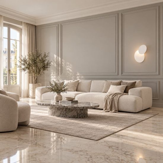Applique led 6w 3000k moderna rotonda bianca a luce indiretta orientabile