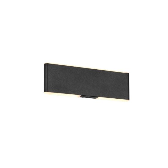 Applique per soggiorno ricaricabile magnetica led 2w cct 2700k 6500k con telecomando bi-emissione nera