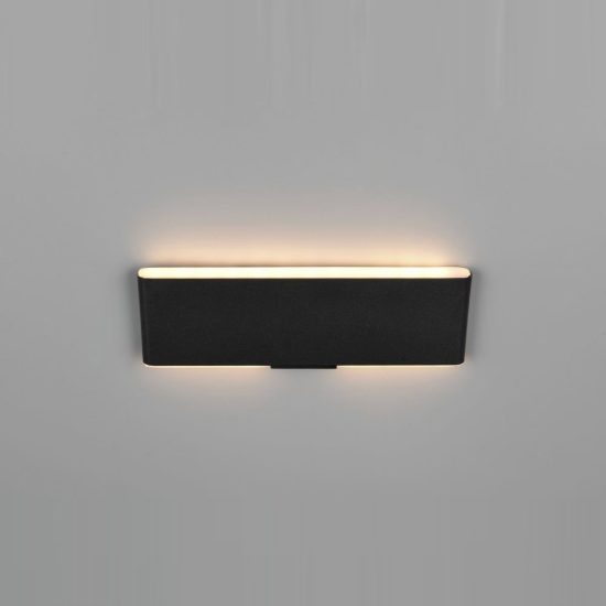 Applique per soggiorno ricaricabile magnetica led 2w cct 2700k 6500k con telecomando bi-emissione nera