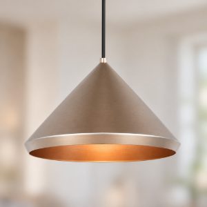 Lampada a sospensione led 5w 2300k 3000k 4000k per sala da pranzo conica caffè e grigio caldo