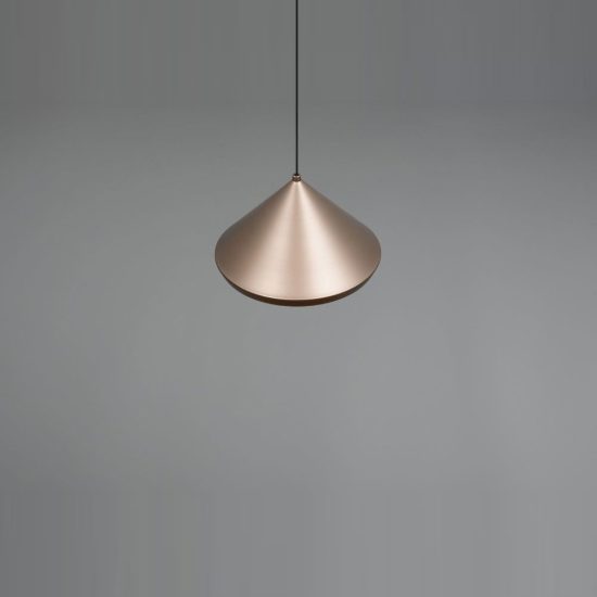 Lampada a sospensione led 5w 2300k 3000k 4000k per sala da pranzo conica caffè e grigio caldo