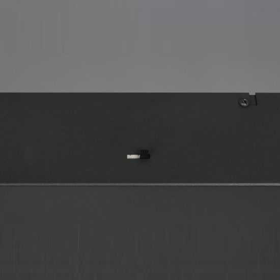 Lampadario a sospensione 3 luci led 15w 2300k 3000k 4000k lineare a coni nero
