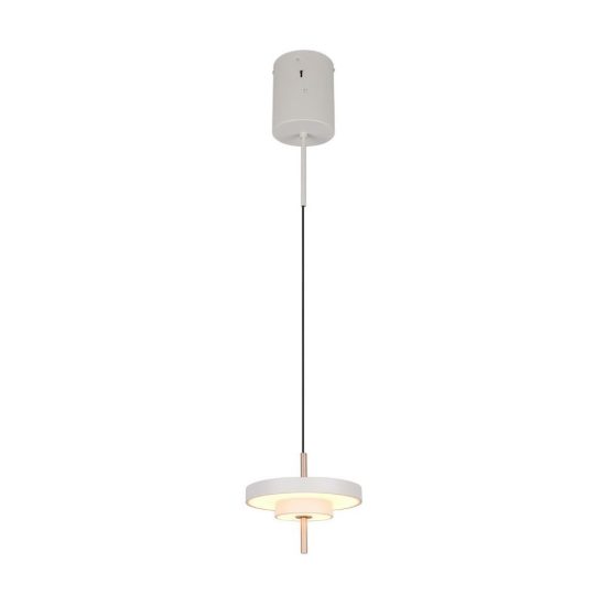 Lampada a sospensione led 10w 2300k 3000k 4000k grigio caldo e caffè a dischi sovrapposti