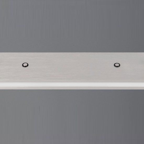 Lampadario lineare led 41,5w cct 2300k 3000k 4000k per sala da pranzo bi-emissione nichel opaco
