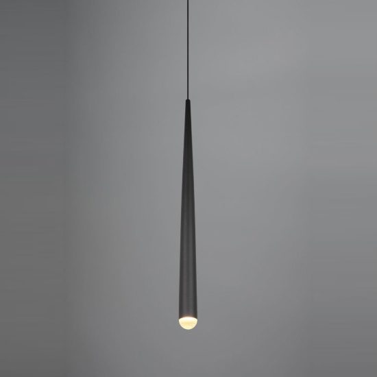 Lampada a sospensione led 5,5w cct 2300k 3000k 4000k per cucina nera