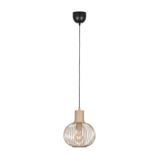 Lampadario a sospensione piccolo per sala da pranzo moderno sabbia a gabbia
