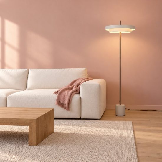 Piantana led 21w 2300k 3000k 4000k touch per soggiorno grigio caldo e caffè a dischi sovrapposti