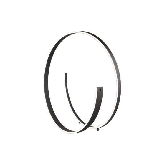 Lampada da terra led 42w 2000k 4000k dimmerabile dim to warm per soggiorno a spirale nera