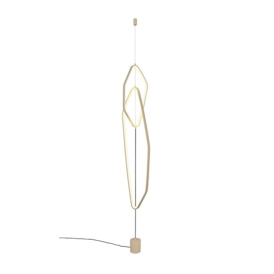 Piantana led 29w 2000k 4000k dim to warm per soggiorno con lampada da appendere beige caldo