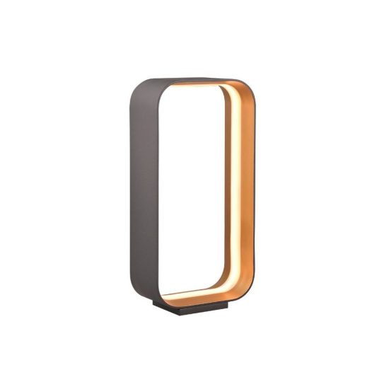 Lampada da tavolo led 15w 2000k 4000k dimmerabile dim to warm per soggiorno moderna nera e oro
