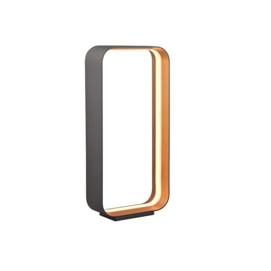 Lampada da tavolo led 20w 2000k 4000k dimmerabile dim to warm per soggiorno moderna nera e oro