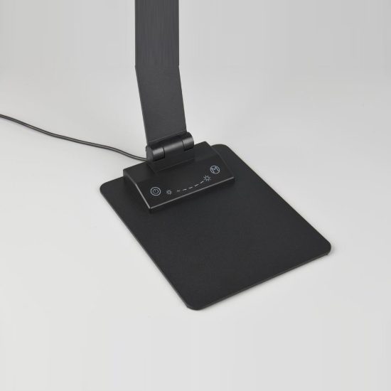 Lampada da scrivania led 6,5w 3000k 5000k 6500k touch per ufficio con presa usb nera