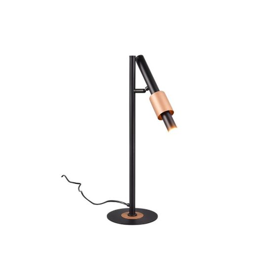Lampada da tavolo per soggiorno led 4,5w cct 2300k 3000k 4000k touch orientabile nera caffe