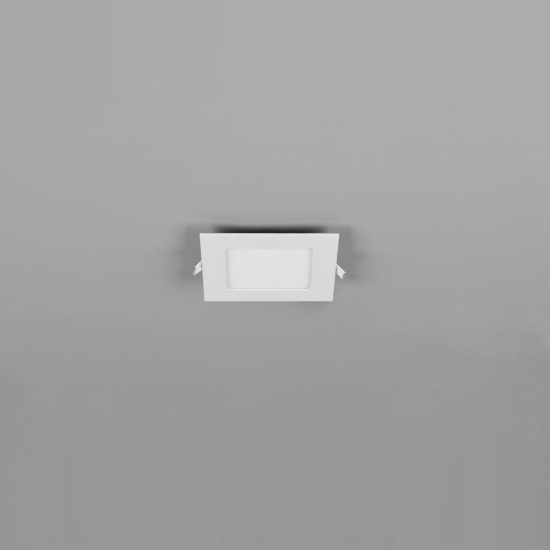 Faretto da incasso per cartongesso per salotto led 4w cct 3000k 4000k 6000k quadrato bianco