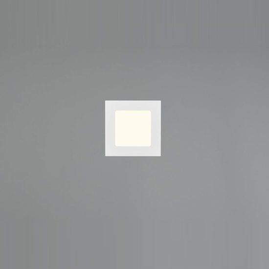 Faretto da incasso per cartongesso per salotto led 4w cct 3000k 4000k 6000k quadrato bianco