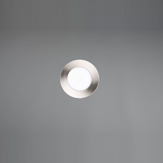 Faretto da incasso per cartongesso led 3,5w cct 2700k 4000k ip65 rotondo nichel opaco