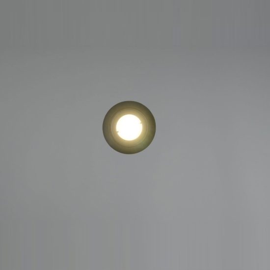 Faretto da incasso per cartongesso led 6,5w 3000k ip65 rotondo nero