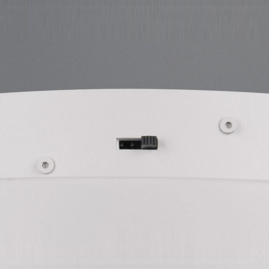 Plafoniera led 34,5w cct 2300k 3000k 4000k moderna rotonda grigio caldo caffe a dischi sovrapposti