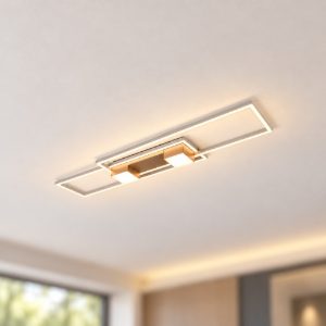 Plafoniera led 37w cct 2700k 6500k con telecomando per soggiorno moderna caffe
