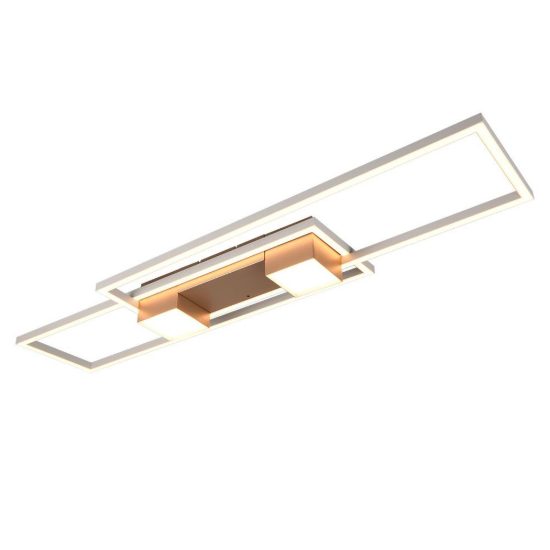 Plafoniera led 37w cct 2700k 6500k con telecomando per soggiorno moderna caffe
