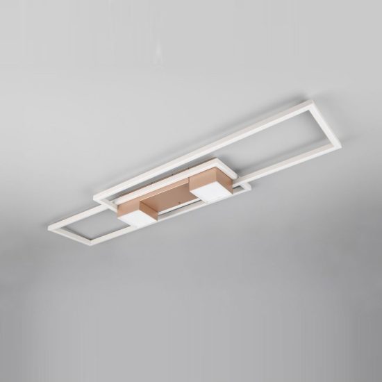 Plafoniera led 37w cct 2700k 6500k con telecomando per soggiorno moderna caffe