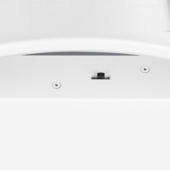 Plafoniera led 34w cct 2300k 3000k 4000k per soggiorno moderna a filo curvo bianca