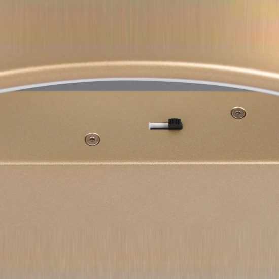 Plafoniera led 34w cct 2300k 3000k 4000k per soggiorno moderna a filo curvo oro