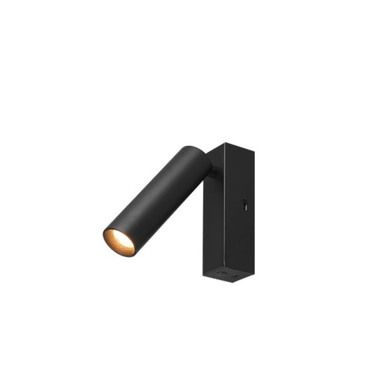 Faretto da soffitto per soggiorno led 5,5w cct 2300k 3000k 4000k orientabile moderno nero