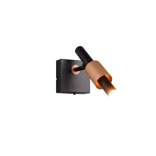 Faretto da soffitto per soggiorno led 4,5w cct 2300k 3000k 4000k orientabile moderno nero caffe
