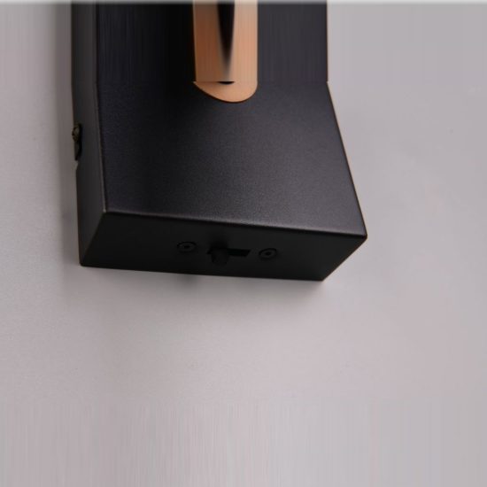 Faretto da soffitto per soggiorno led 4,5w cct 2300k 3000k 4000k orientabile moderno nero caffe