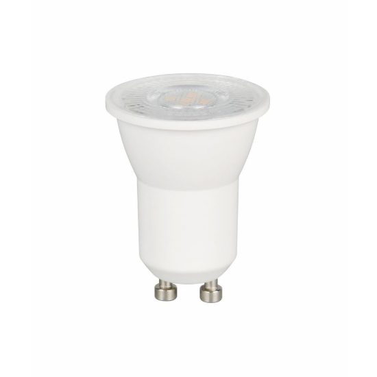 Lampadina led mini gu10 4w 3000k bianca dimmerabile con interruttore