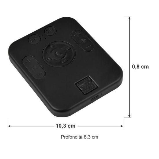 Telecomando wiz con modulo plug-in per lampade compatibili nero