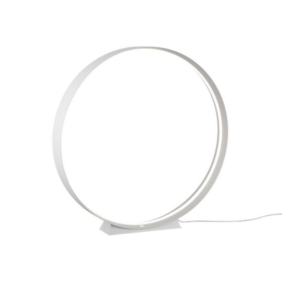Piantana led 28w cct 2700k 6000k con telecomando per soggiorno bianca ad anello