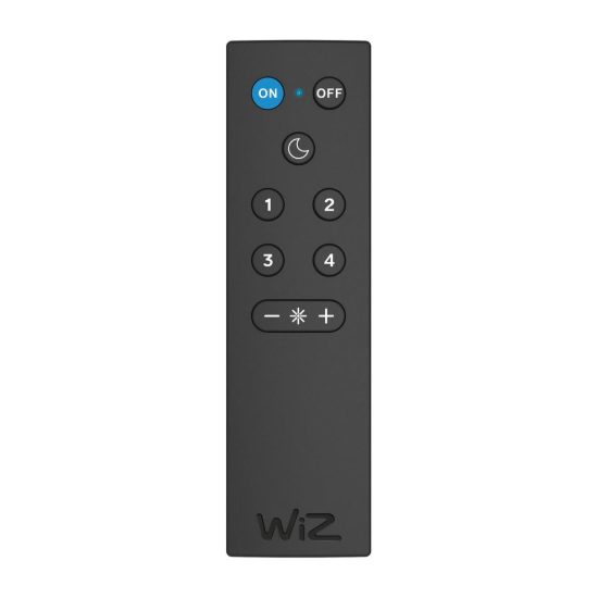 Telecomando wiz per prodotti smart con funzione di collegamento nero