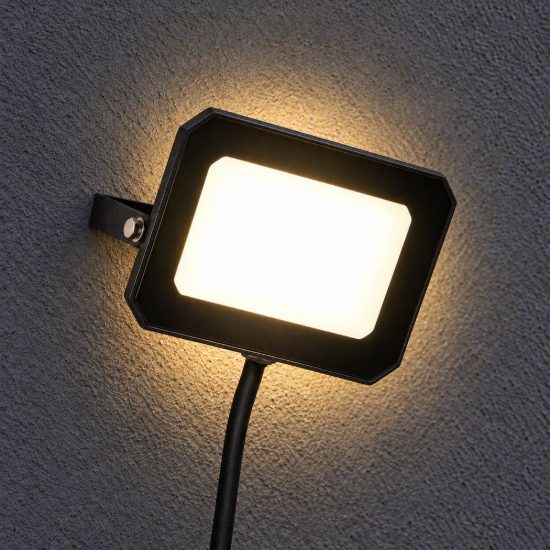 Proiettore da esterno led 20w 4000k ip65 orientabile nero