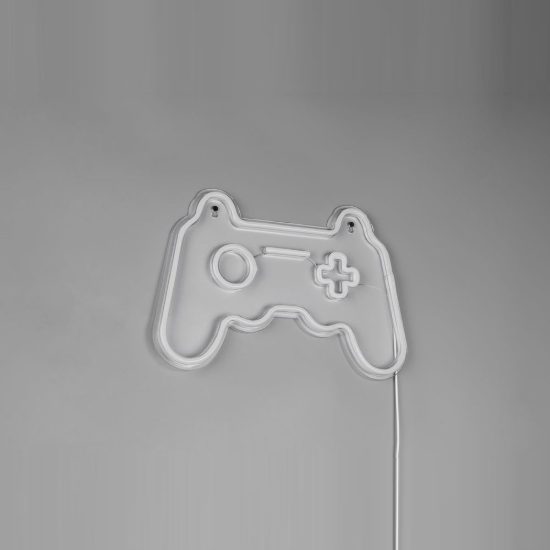 Applique led 5w usb-c decorativa per cameretta a forma di joypad trasparente