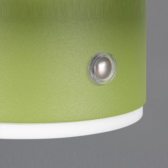 Applique per salotto ricaricabile led 1,5w 3000k touch moderna a forma di fungo verde