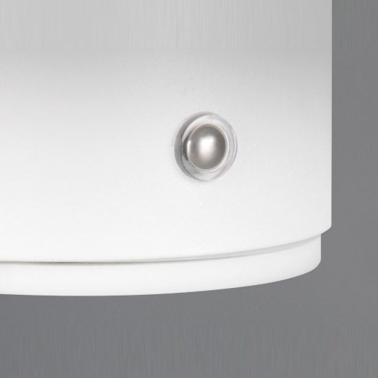 Applique per salotto ricaricabile led 1,5w 3000k touch moderna a forma di fungo bianca