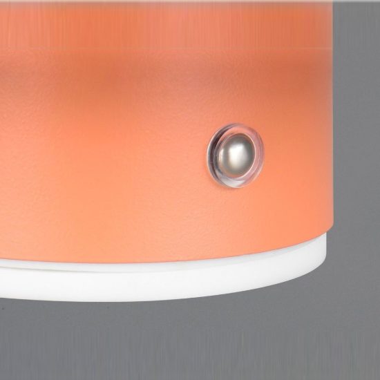 Applique per soggiorno ricaricabile led 1,5w 3000k touch moderna a forma di fungo pesca