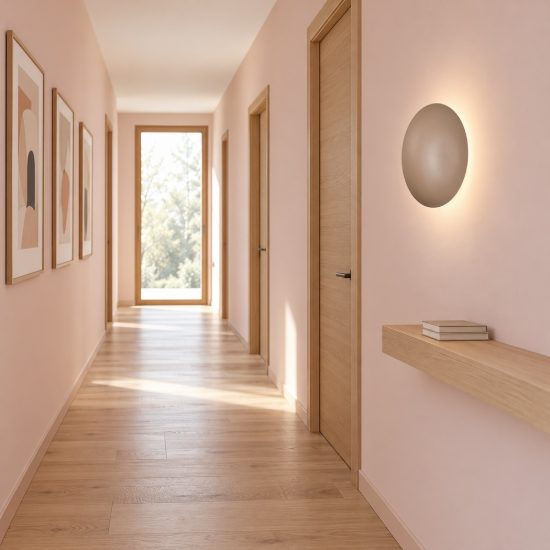 Applique per soggiorno ricaricabile led 1,5w 3000k touch moderna a forma di fungo beige