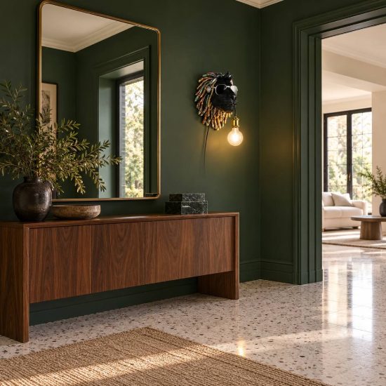 Applique per soggiorno decorativa a forma di leone nera in resina